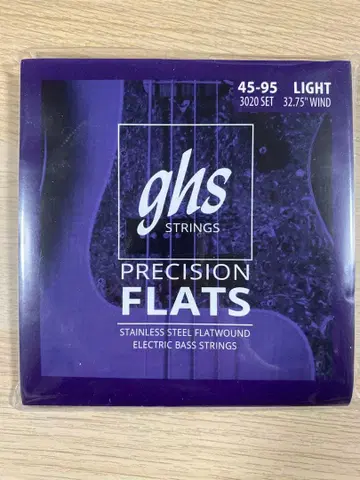 ghs 3020 Precision Flats 숏 스케일 베이스 줄