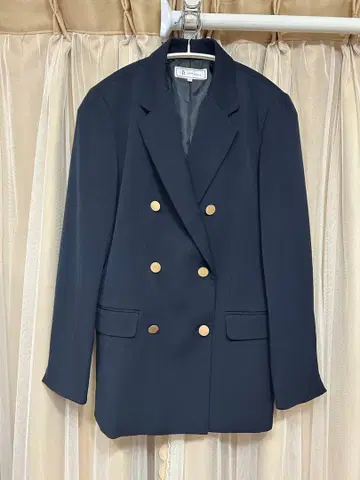 로페피크닉 더블 브레스트 자켓 골드 버튼