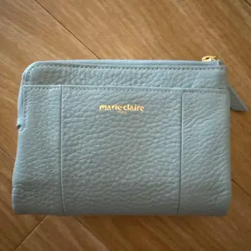 마리 클레어 스윙 이단 접이식 지갑 가마구치 라이트 블루