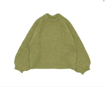 셀렉 모카 오버 사이즈 허니콤 니트