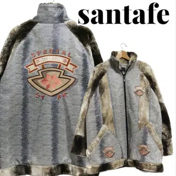 santafe 산타페 빅 자수 절개 부분 보아 집업 자켓