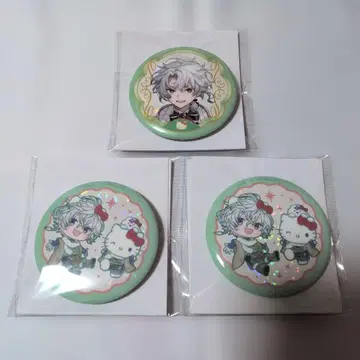 Dytica 산리오 콜라보 캔뱃지 무라쿠모 카게츠 3개