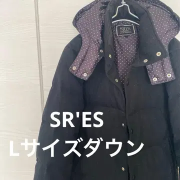 SR'ES 다운 자켓 블랙 L
