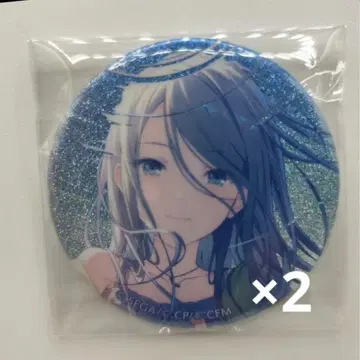 히노모리 시즈쿠 글리터 캔뱃지 41c 2개
