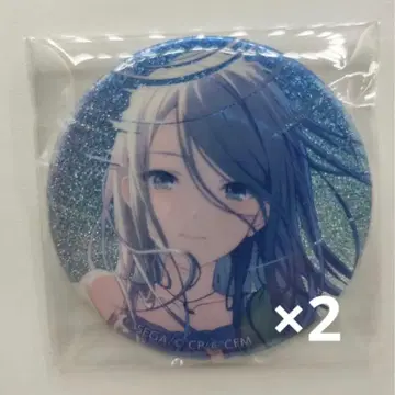 히노모리 시즈쿠 글리터 캔뱃지 41c 2개