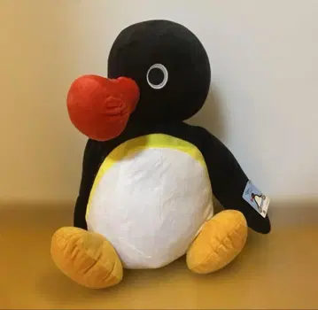 재인하 미사용 택 포함 Pingu 봉제 인형 빅 사이즈 약 40cm
