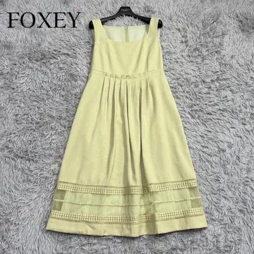 미사용급 '21년 폭시 8만 누보 드레스 원피스 레이스 그린