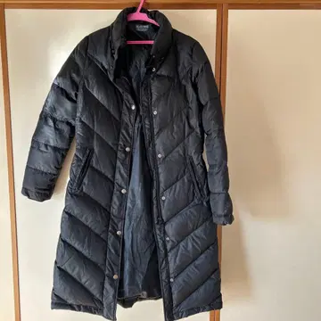 Polo Jeans Company 블랙 롱 다운 자켓