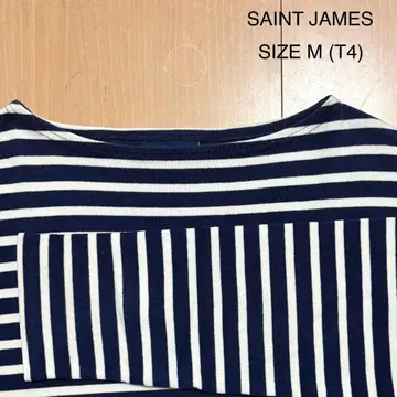 세인트 제임스 웨쌍 바스크 셔츠 보더 보트넥 T4 M