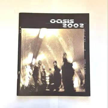 Oasis live '02 투어 팜플렛