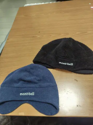 mont-bell 니트 모자, 비니, 키즈 여성용 2점