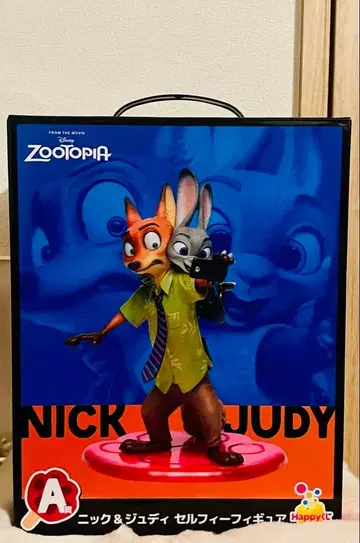 새상품 주토피아 A상 닉 & 주디 피규어 happy 복권
