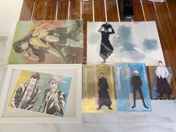 주술회전 고죠 사토루 게토 스구루 아크릴 스탠드 클리어 파일