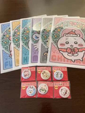 세븐일레븐 치이카와 클리어 파일 캔 거울 컴플리트 세트