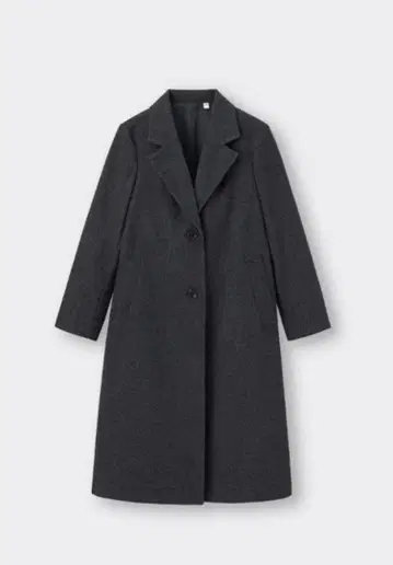 코지 멜톤 테일러드 코트 gu 다크 그레이