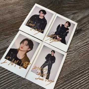 나카지마 켄토 FC 선행 가입 특전 폴라로이드풍 트레이딩 카드 4장 세트