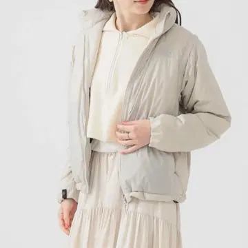 [ 미사용급 ] 지퍼 인서니눅 자켓 l 여성용 아이보리 베스트