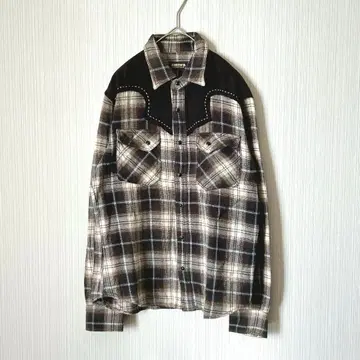 1882 스미스 아메리칸 웨스턴 플란넬 셔츠 M 브라운 체크