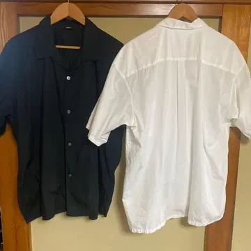 BEAMS 오픈 카라 셔츠 2매 세트