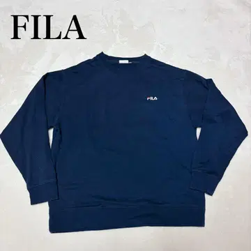 FILA 트레이닝복 네이비 L 사이즈 백 프린트 구제 빅 사이즈