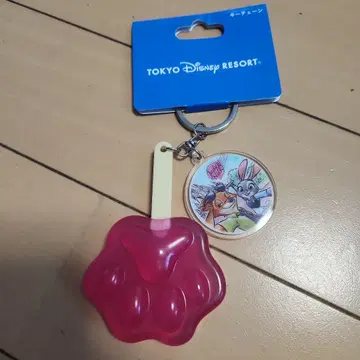 도쿄 디즈니 주토피아 키체인 아이스캔디