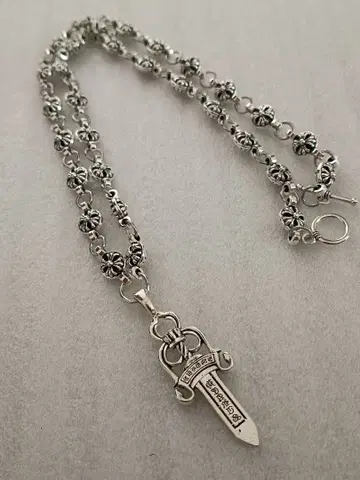 실버 태거 펜던트 목걸이