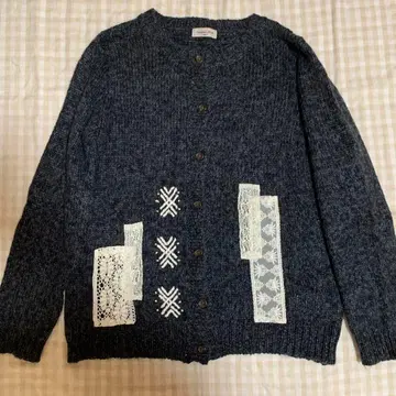 사만사 모스모스 SM2 레이스 장식 니트 가디건