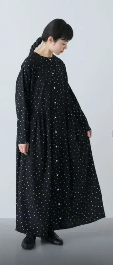 카구레 2사이즈 전개 도트 2Way 원피스