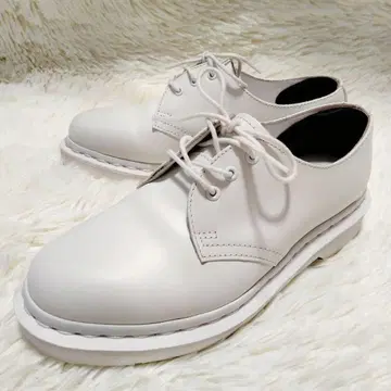 닥터마틴 MONO 1461 화이트 레이스업 3홀 UK3