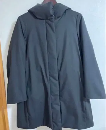 UNIQLO 하이브리드 다운 코트 M 블랙