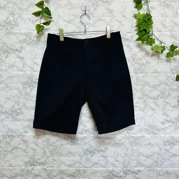 유니클로 블랙 숏팬츠 사이드 포켓 [ M ]