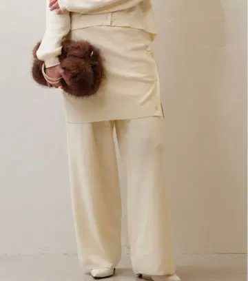 GALLARDAGALANTE 개럴개런트 레이어드 니트 팬츠