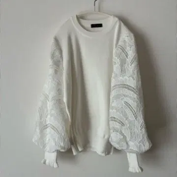 니트 레이스 볼륨 소매 오피스 포멀 파티