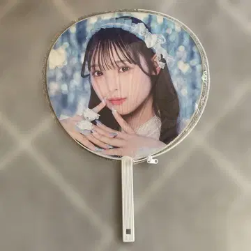 하야마 시즈쿠 피크리보 부채 PIXEL RIBBON