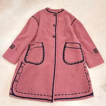 컨디션 최상 Regina Romantico 레지나 로만티코 보아 코트