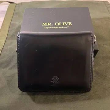 MR.OLIVE, 미스터 올리브 컴팩트 지갑 블랙