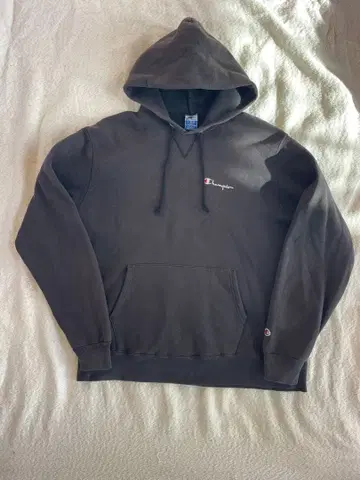 90s Champion 블랙 후드 부착 후드티 X-LARGE USA 제조