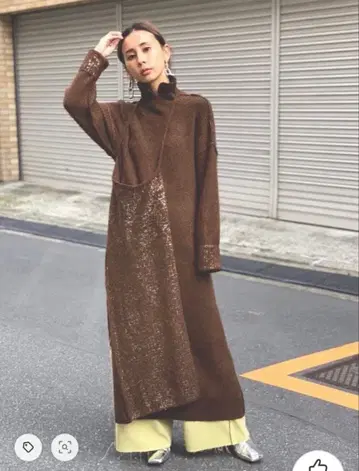 UNDRESSED CUSTOM RAP LONG KNIT TOP