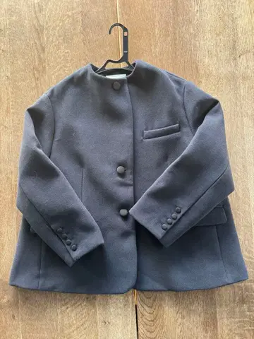 노카라 자켓 네이비 F