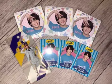 스에자와 세이야 캔뱃지 프로필 카드 아크릴 스티커