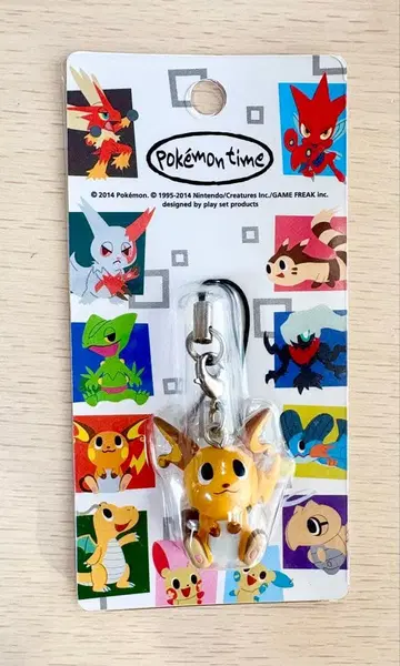 [ 미개봉 ] 포켓몬 센터 포켓몬 타임 스트랩 라이츄 피규어