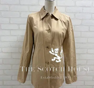 새상품급 THE SCOTCH HOUSE 베이지 숏 트렌치 코트