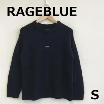 A1212C04 [RAGEBLUE] 자수 원포인트 스웨터