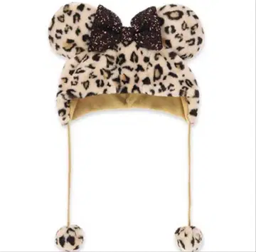 디즈니 팬 캡 레오파드 무늬