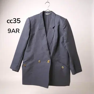 테일러드 자켓 코트 9호 M 사이즈 여성용 보라색 퍼플 가을/겨울