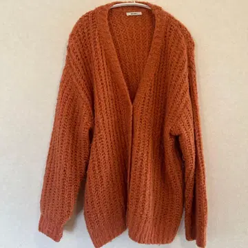 niko and - 오렌지 니트 가디건 F 가을/겨울