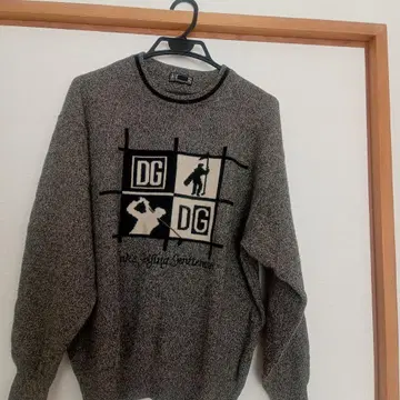 DAKS 그레이 크루넥 스웨터 sizeM