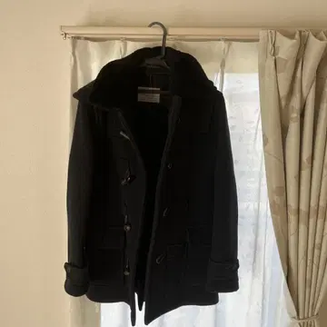 LondonTradition 후드 부착 더플 코트 네이비 40