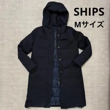 SHIPS 롱 다운 자켓 코트 블랙 여성용 M 사이즈