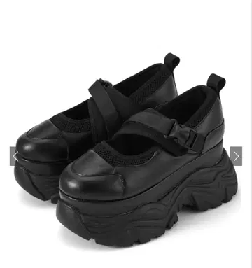 GRL 통굽 메쉬 벨트 스니커즈